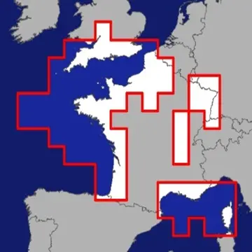 carte aqua map marine France