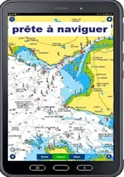 tablette navionics tablette navionics prête a naviguer, pack intégral